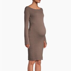 Nom Maternity | Hudson Ribbed Maternity Sweater Dress size M NWT